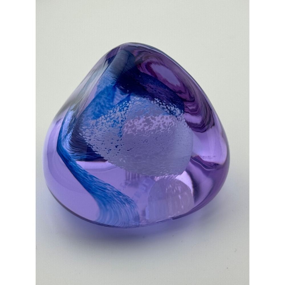 Caithness Glass Pebble Swirl Paperweight Scotland